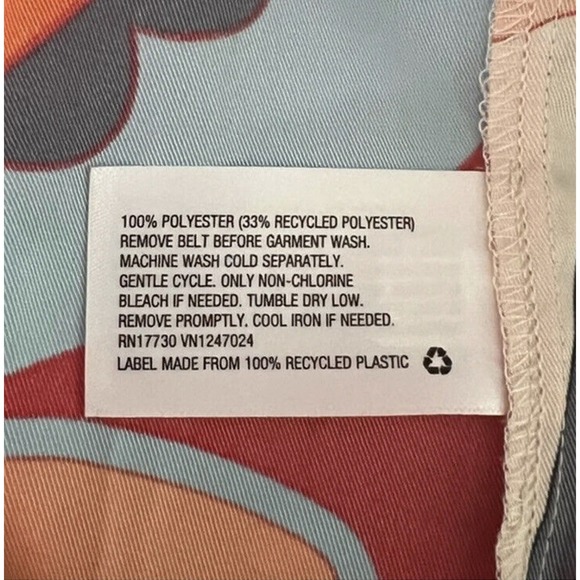 Alexis x Target Dress Womens Small Mini Multicolor Retro Floral Tiered Rope Belt - Picture 7 of 9